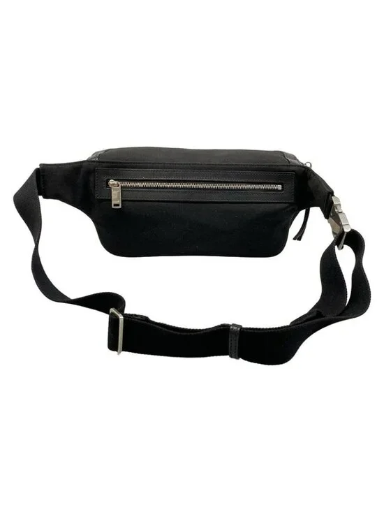 Saint Laurent Paris Waist Pouch Black Leather - Picture 3 of 15